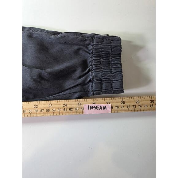 SPANX Black Fade Cargo Jogger Ankle Zipper Active Pants SZ M - Picture 7 of 11